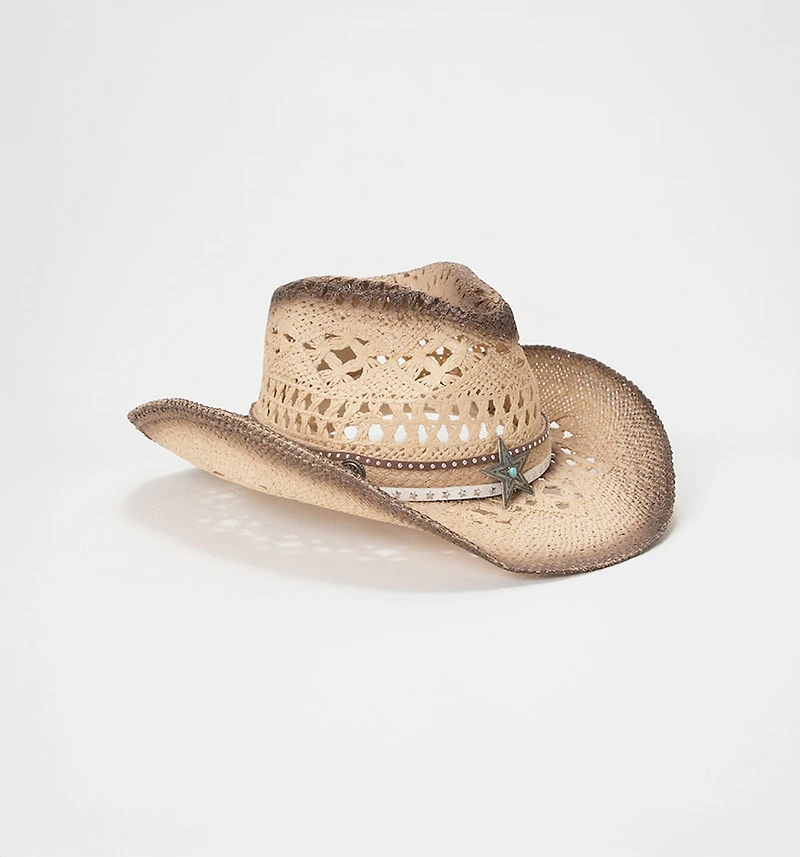 COWBOY HAT WITH CUTOUTS