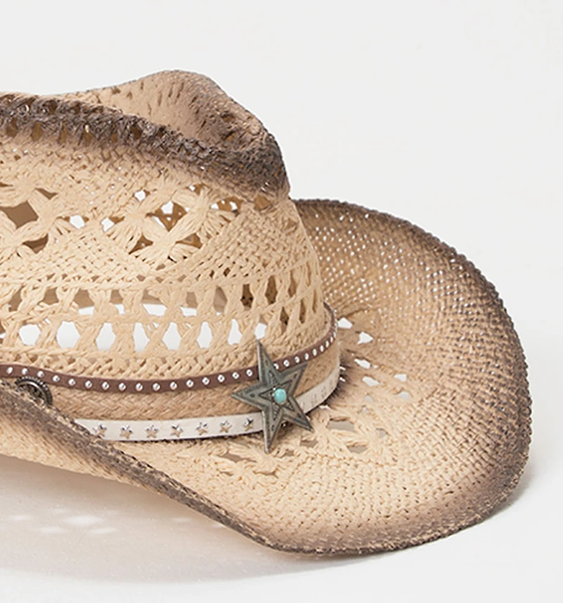 COWBOY HAT WITH CUTOUTS