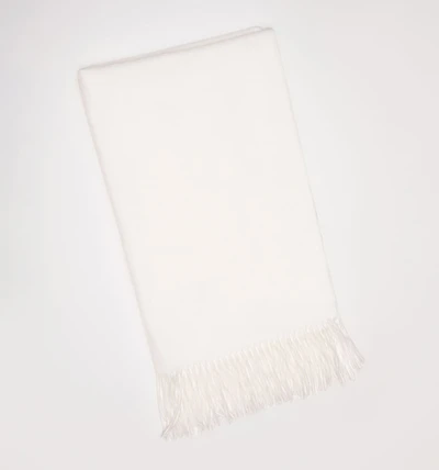 SOLID COLOR FRINGED SCARF
