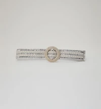 ORGANIC BELT WOVEN BUCKLE DETAILS