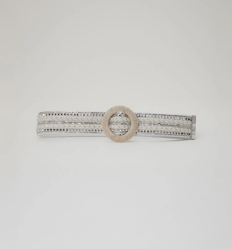 ORGANIC BELT WOVEN BUCKLE DETAILS