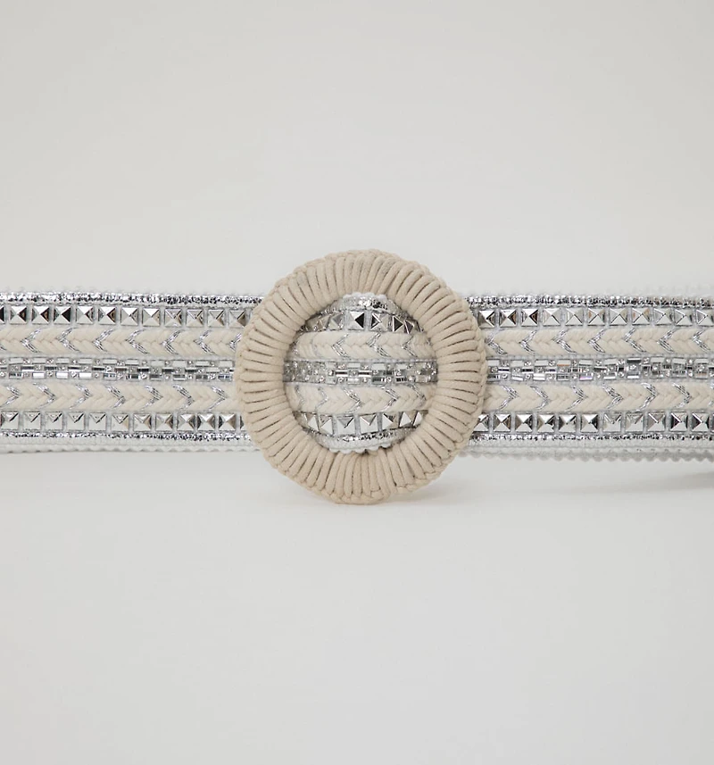 ORGANIC BELT WOVEN BUCKLE DETAILS