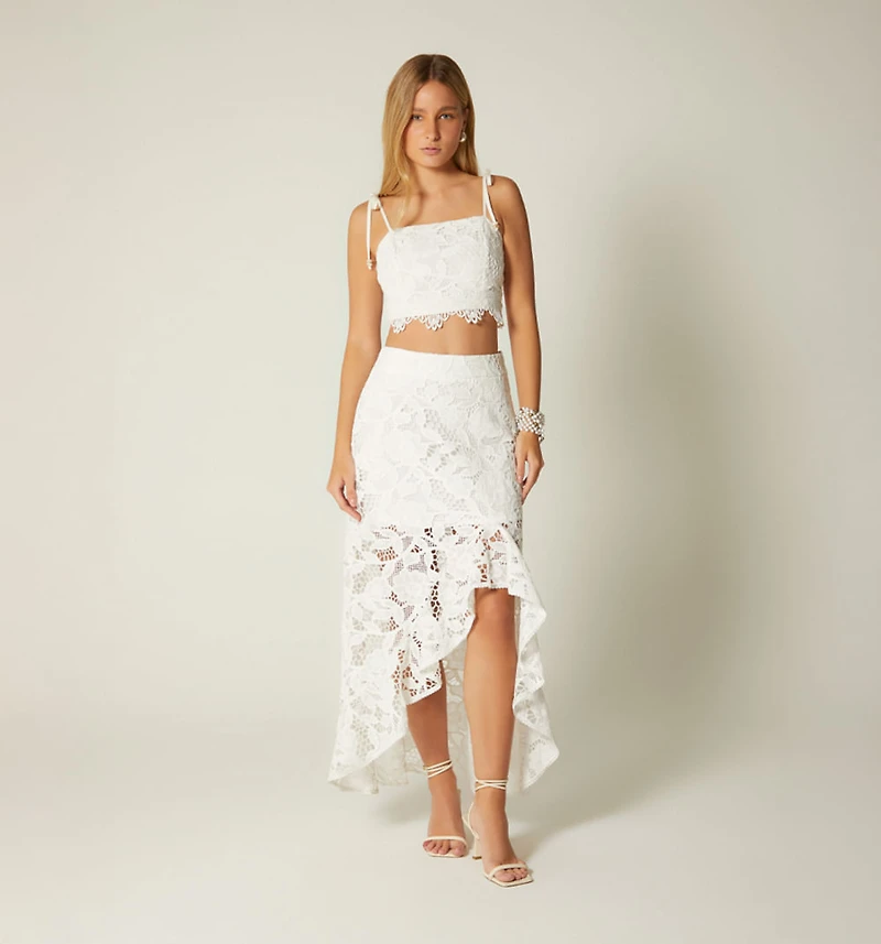 Crop Blouse with Tie