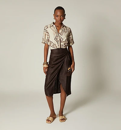 SHORT SLEEVE BLOUSE