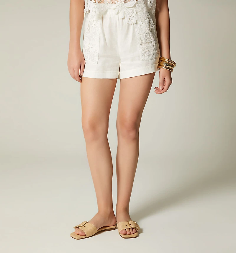 CROCHET SHORTS WITH POCKETS