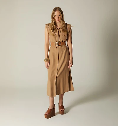 MIDI SHIRT DRESS