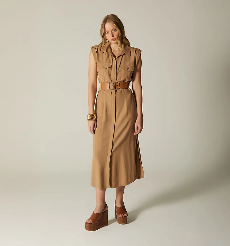 MIDI SHIRT DRESS