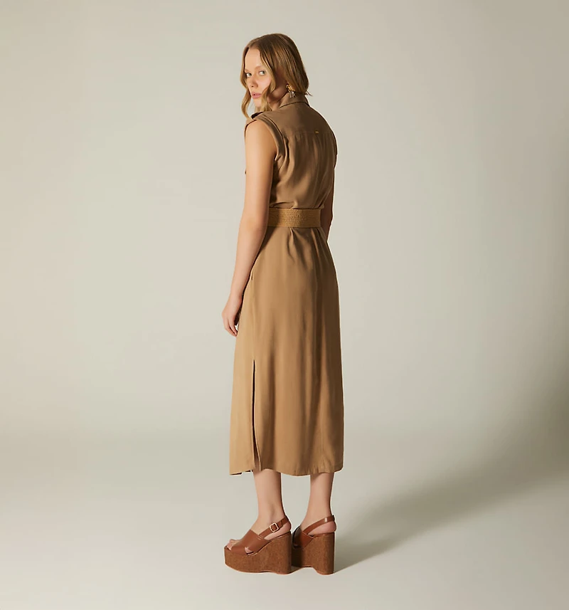 MIDI SHIRT DRESS