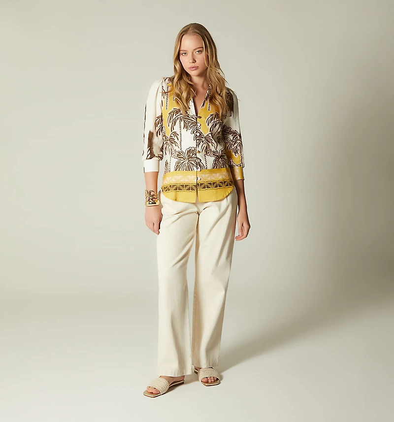 BLOUSE THREE-QUARTER SLEEVE