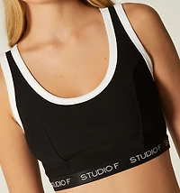 SPORTS TOP WITH CONTRAST BIAS
