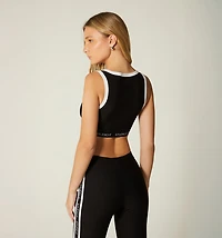 SPORTS TOP WITH CONTRAST BIAS
