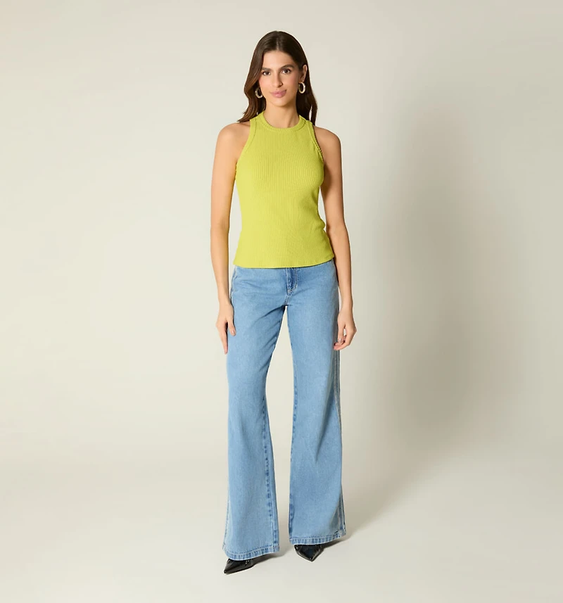 BASIC SLEEVELESS BLOUSE