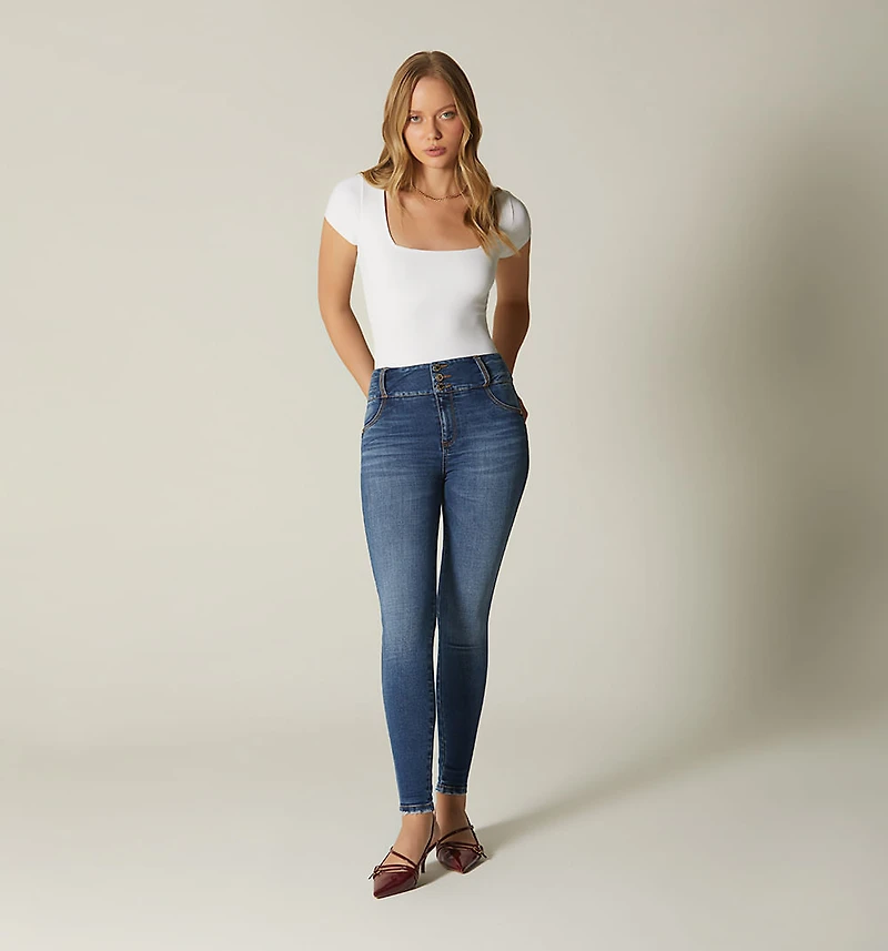 ULTRASLIM HIGH-RISE JEANS WAISTBAND A
