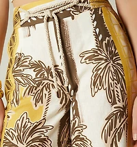 HIGH-WAISTED PALAZZO PANTS WITH DRAWSTRING