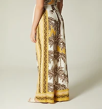 HIGH-WAISTED PALAZZO PANTS WITH DRAWSTRING