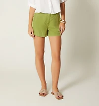 SHORT WAISTBAND AND BUTTON