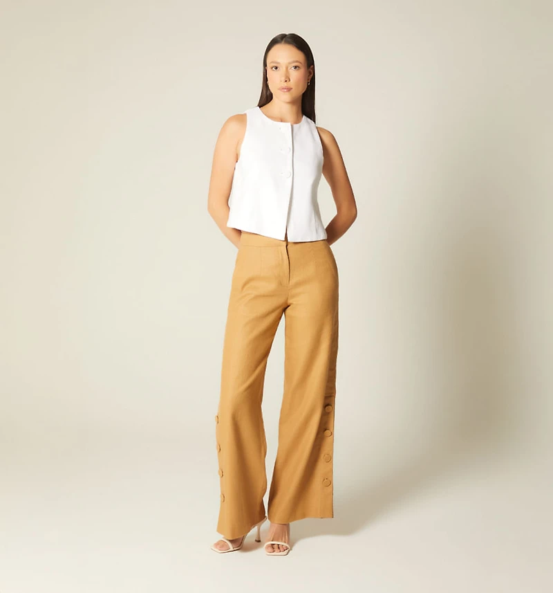PANTS WITH SIDE BUTTONS