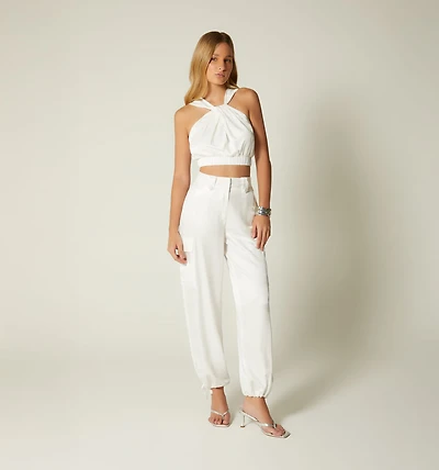 HIGH-WAIST JOGGER PANTS