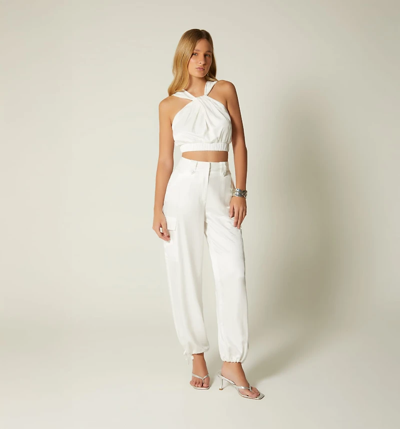 HIGH-WAIST JOGGER PANTS
