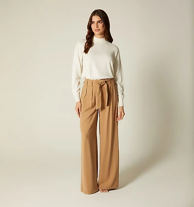 HIGH WAIST WIDE LEG PANTS