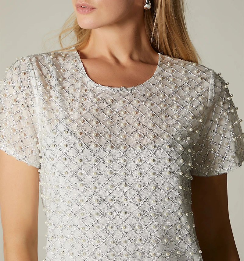 PEARL MESH DRESS