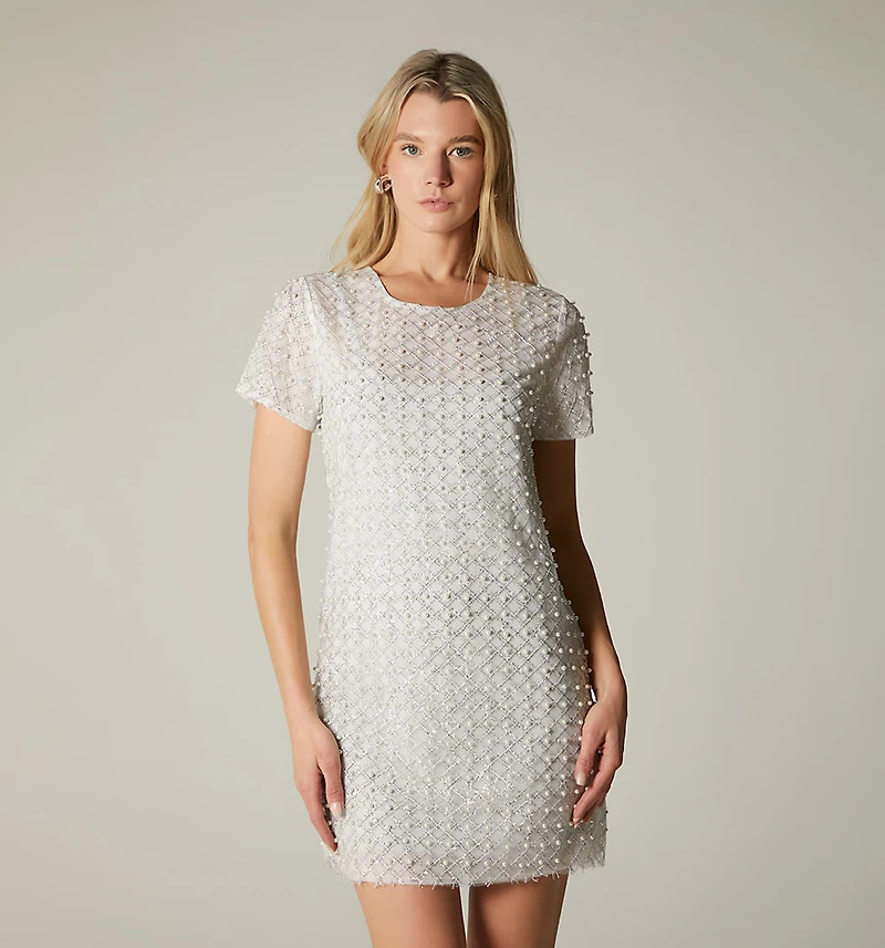 PEARL MESH DRESS