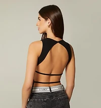 SLEEVELESS BACKLESS BODYSUIT