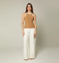 BASIC SLEEVELESS BLOUSE