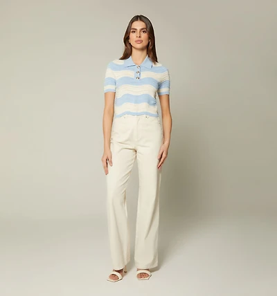 BOXI POLO TYPE BLOUSE
