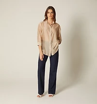 THREE-QUARTER SLEEVE BLOUSE