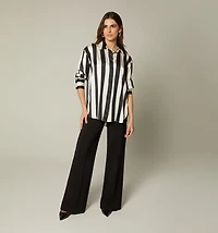 SHIRT DRESS WITH MAXI CUFF