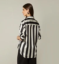 SHIRT DRESS WITH MAXI CUFF