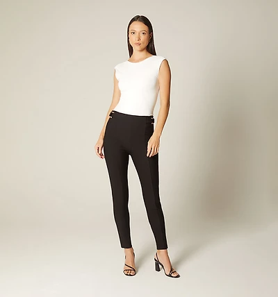 HIGH WAIST LEGGINGS WITH HARDWARE