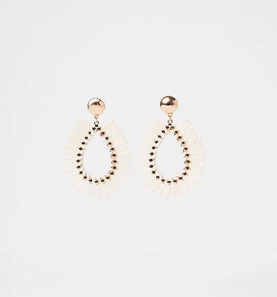 Organic Woven Earring
