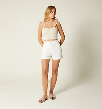 STRAP BLOUSE WITH SUPPLY