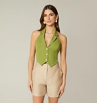 HALTER BLOUSE