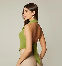 HALTER BLOUSE