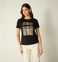 ANIMAL PRINT T-SHIRT