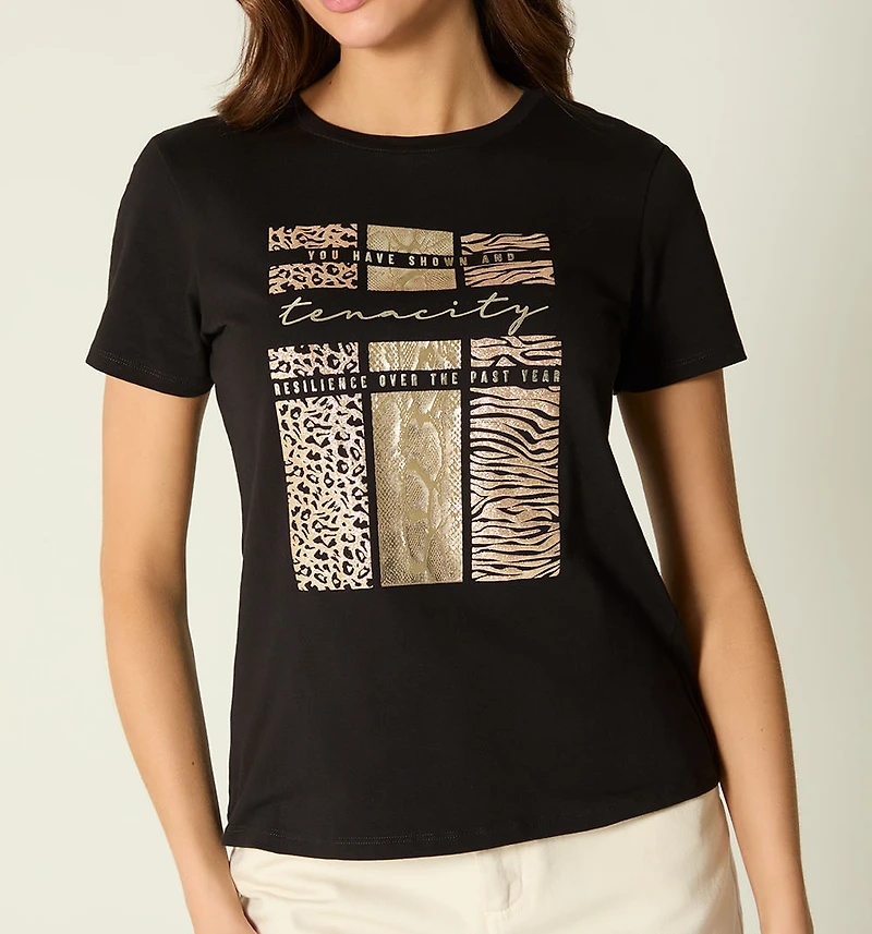 ANIMAL PRINT T-SHIRT