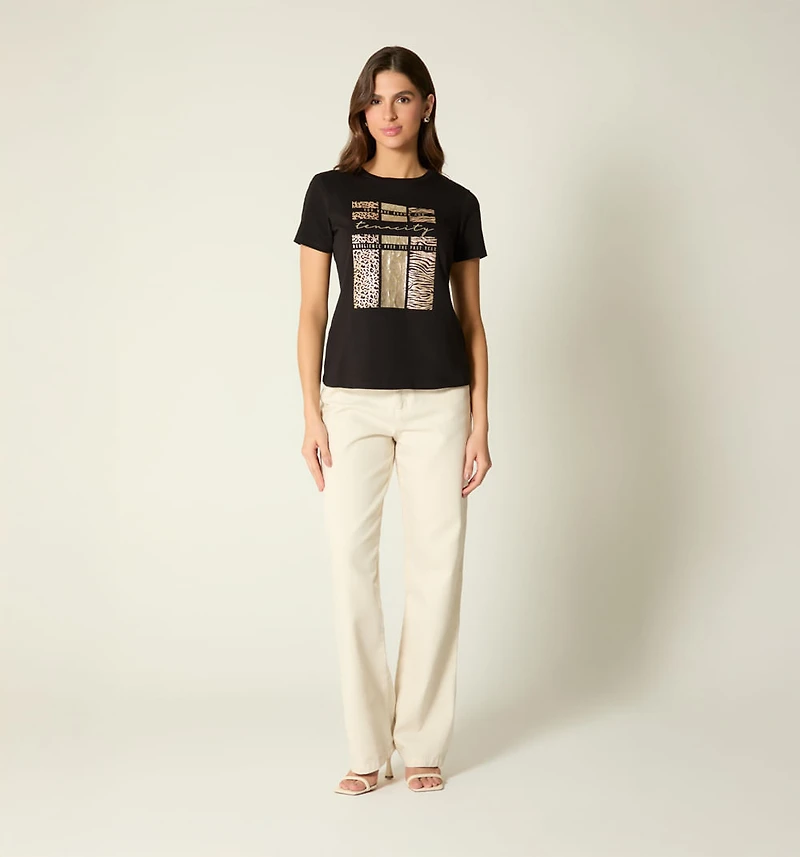 ANIMAL PRINT T-SHIRT