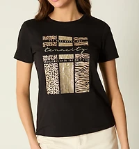ANIMAL PRINT T-SHIRT