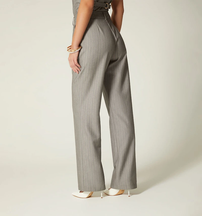 HIGH WAIST STRAIGHT PANTS
