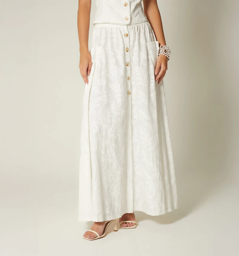 LONG SKIRT WITH LARGE POCKETS