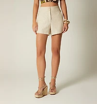 HIGH-WAISTED SHORTS WITH INSERT