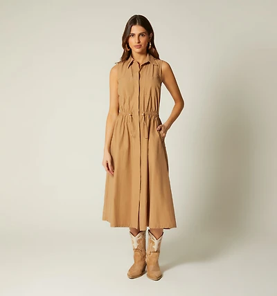 MIDI SLEEVELESS DRESS