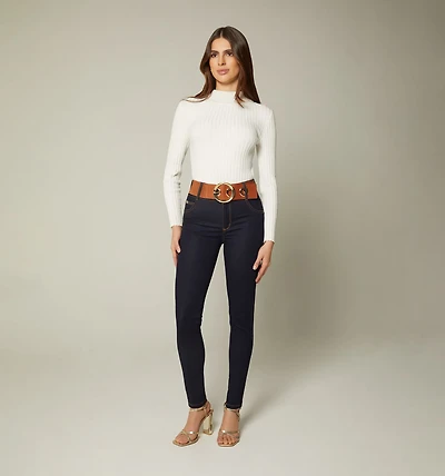 ULTRASLIM JEAN WIDE WAISTBAND ELASTIC BELT