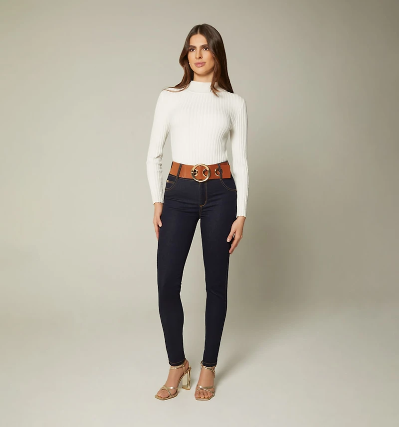 ULTRASLIM JEAN WIDE WAISTBAND ELASTIC BELT