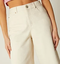 HIGH-RISE CULOTTE JEAN WITH POCKETS