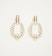 TWISTED ENAMEL EARRING