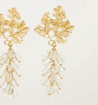 Flower Earrings with Transparency
